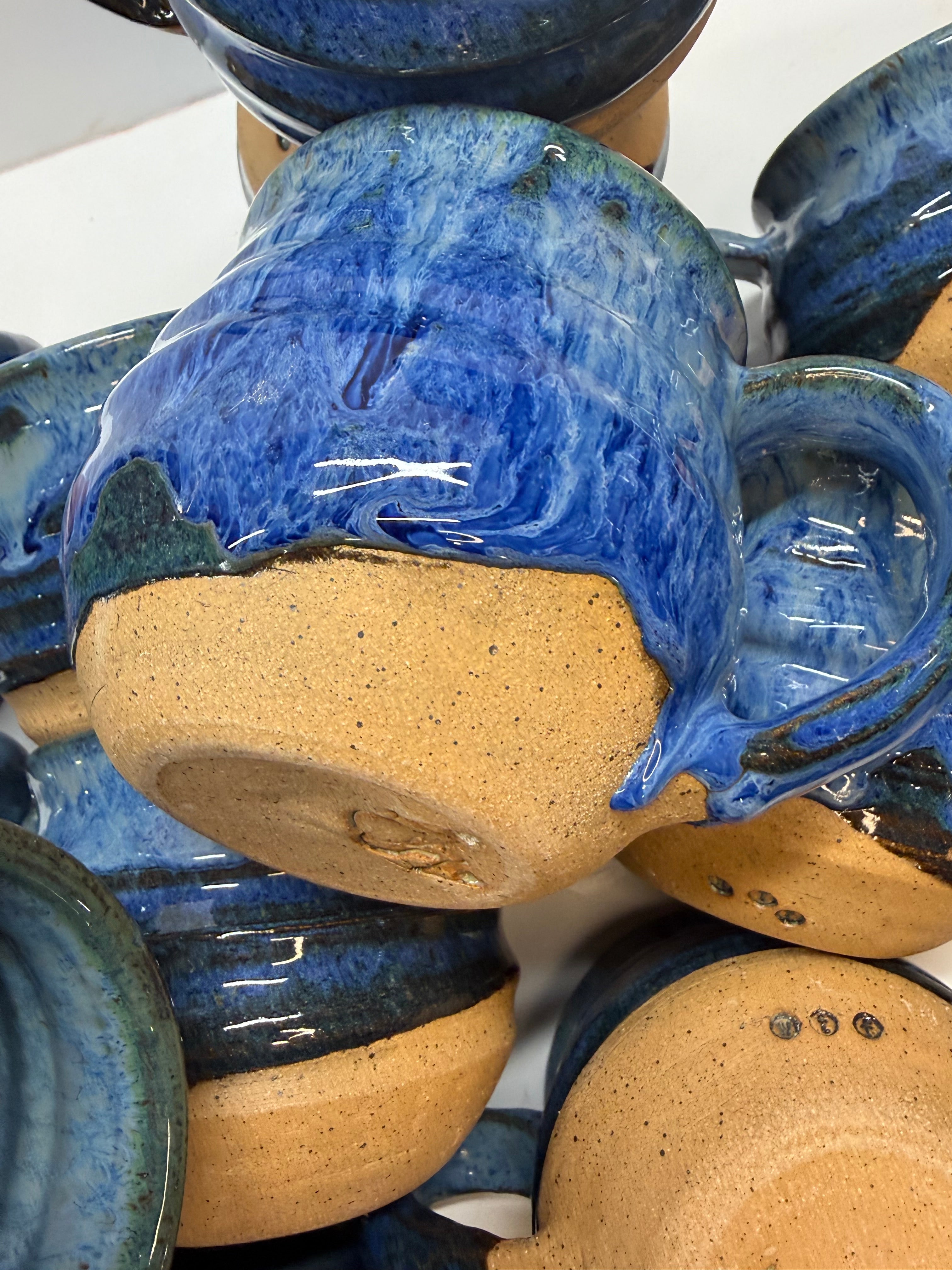 Item 0015: LFPR Earth Series Stoneware Mugs in Multi-glaze Blend-  SOLD OUT