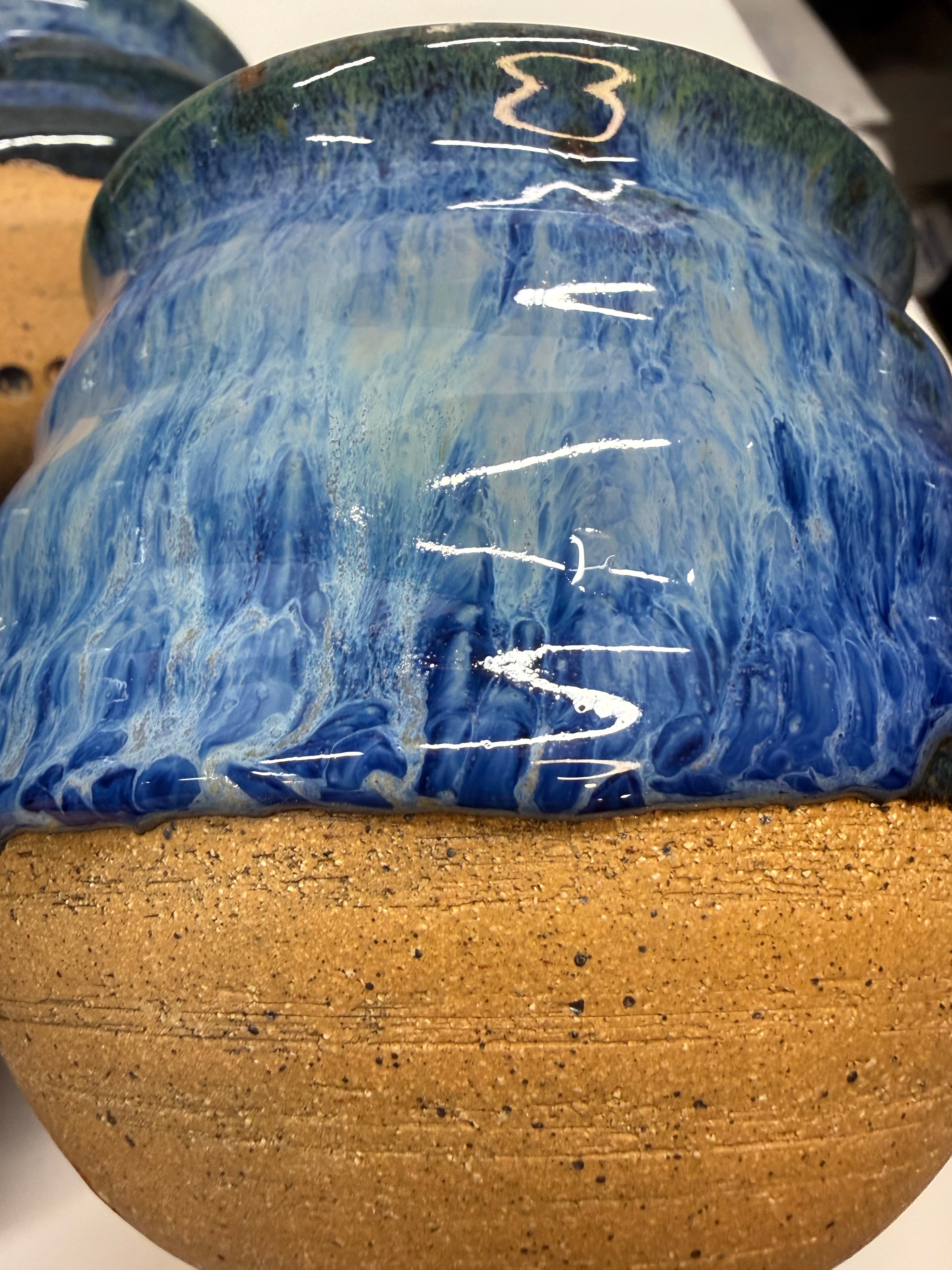 Item 0015: LFPR Earth Series Stoneware Mugs in Multi-glaze Blend-  SOLD OUT