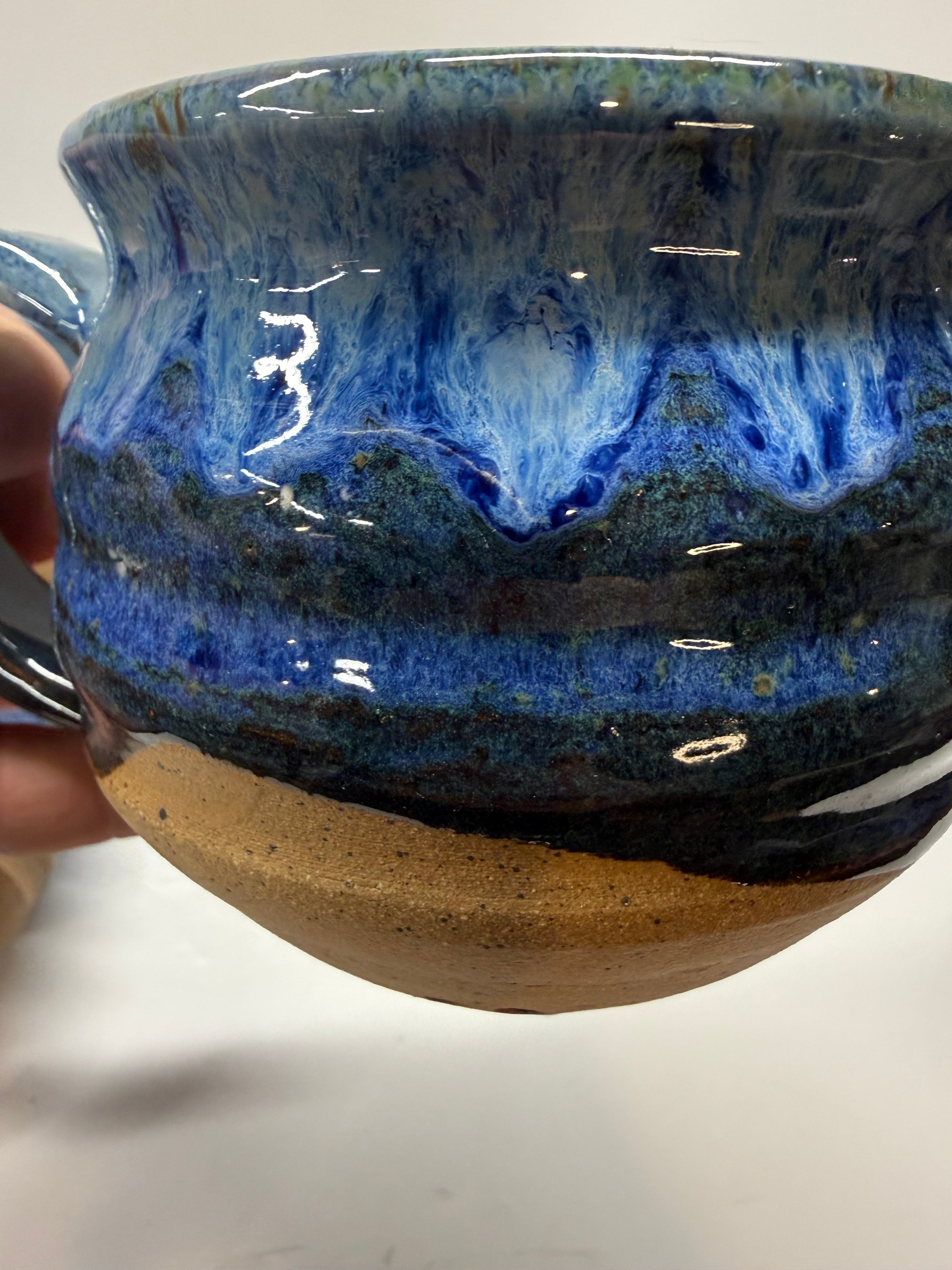 Item 0015: LFPR Earth Series Stoneware Mugs in Multi-glaze Blend-  SOLD OUT