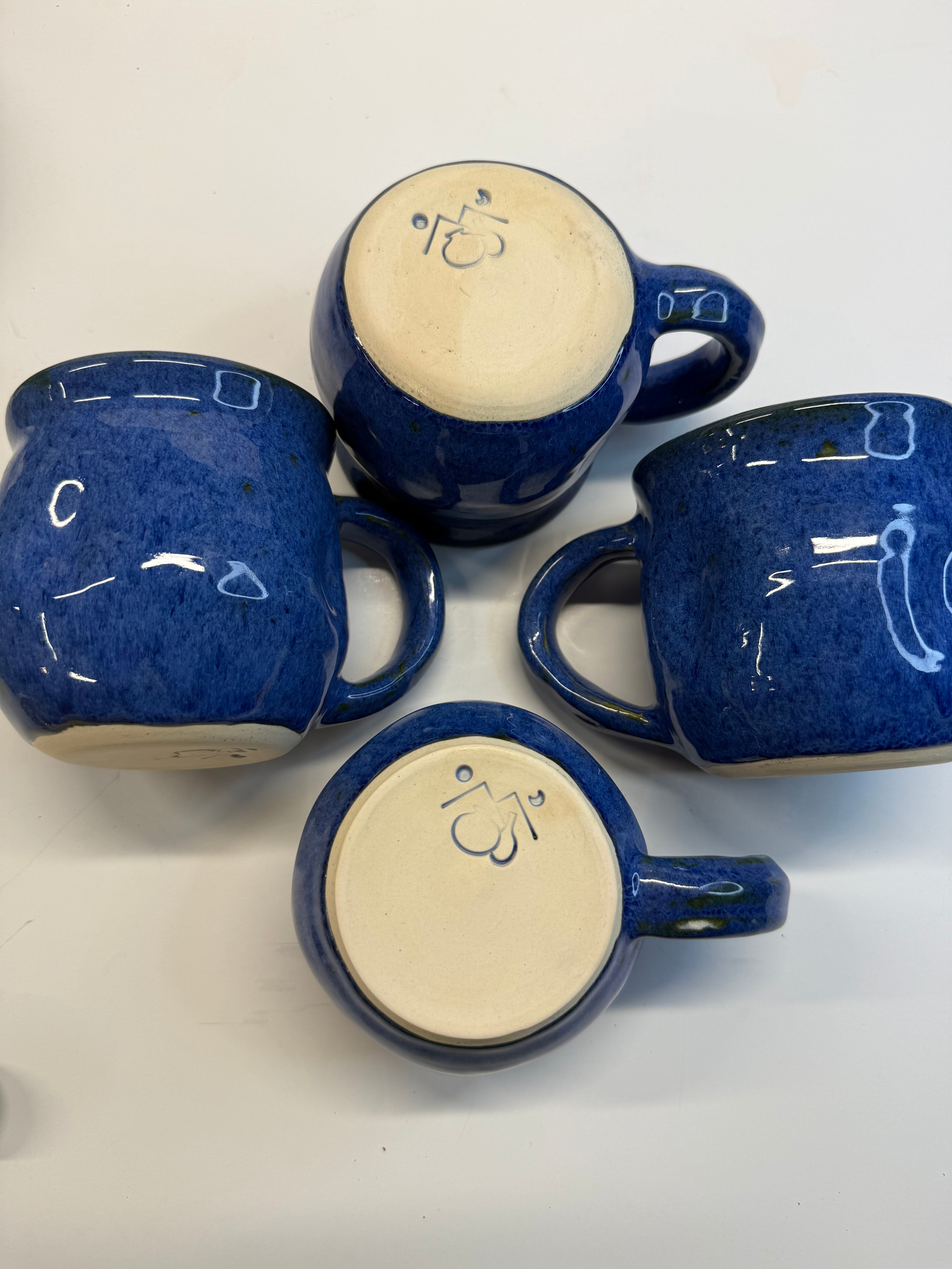 Item 0002 : LFPR Stoneware Mugs in Blue