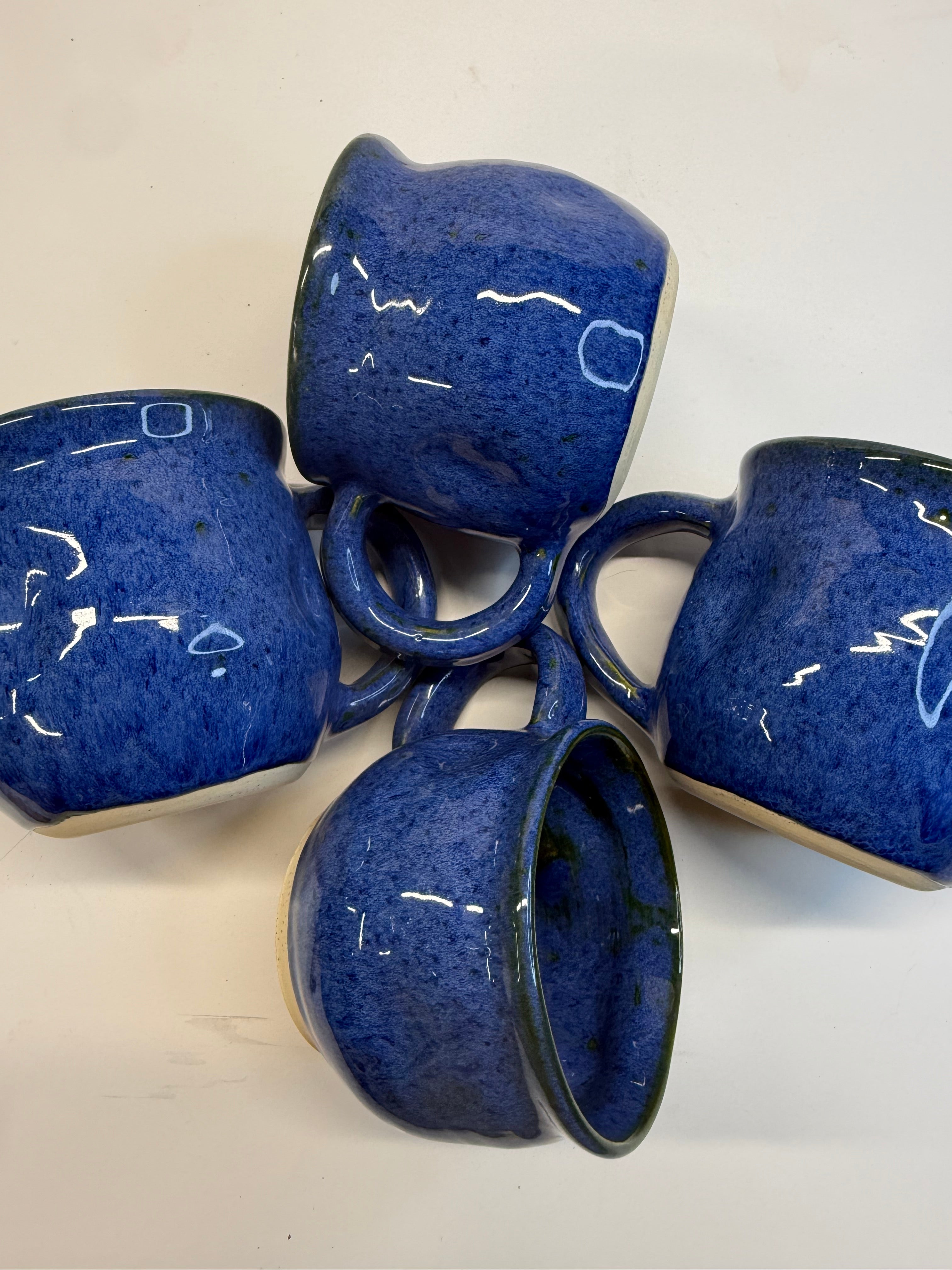 Item 0002 : LFPR Stoneware Mugs in Blue