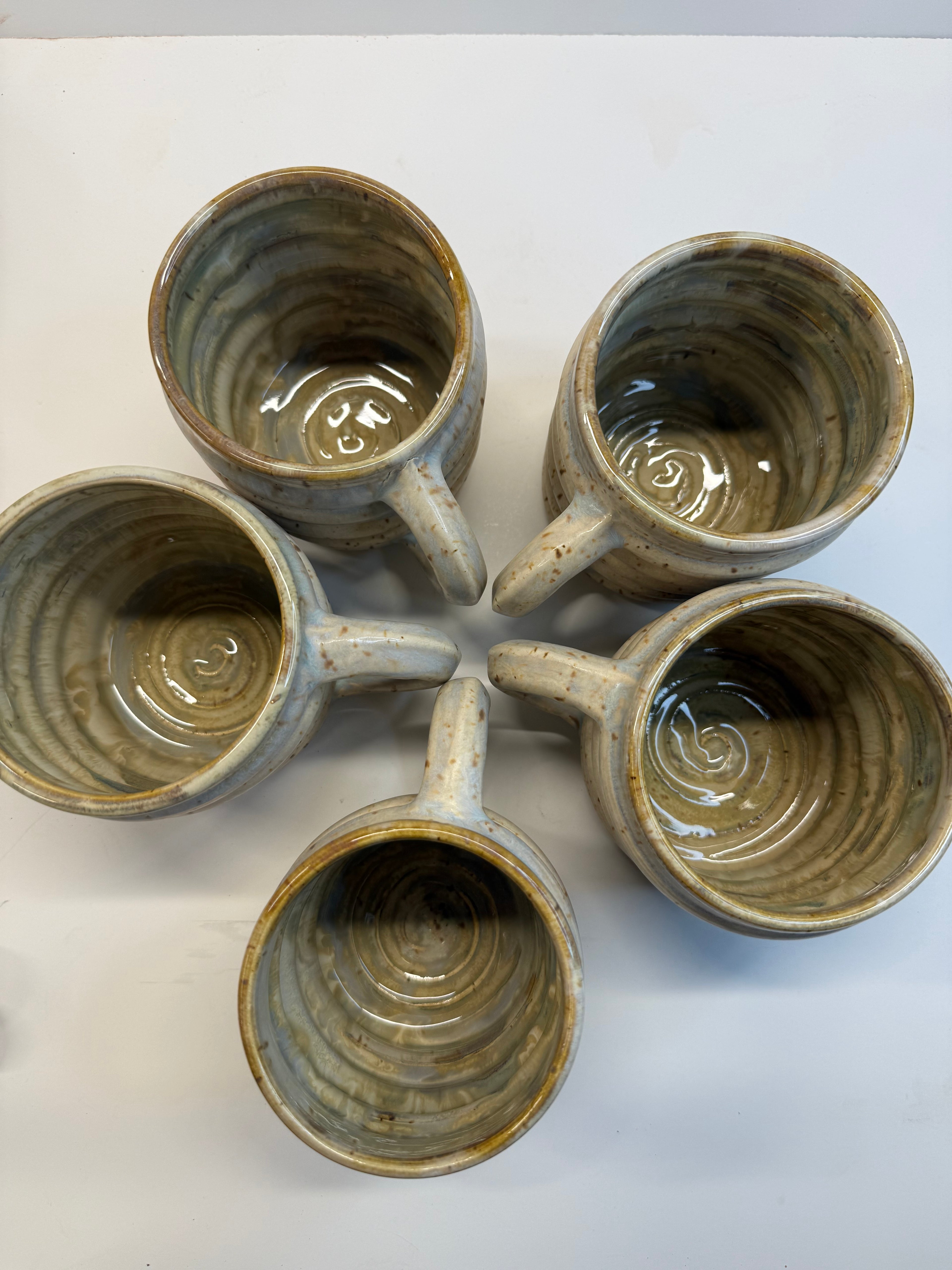 Item 0004: LFPR Stoneware Mugs in Micro-crystalline Blend