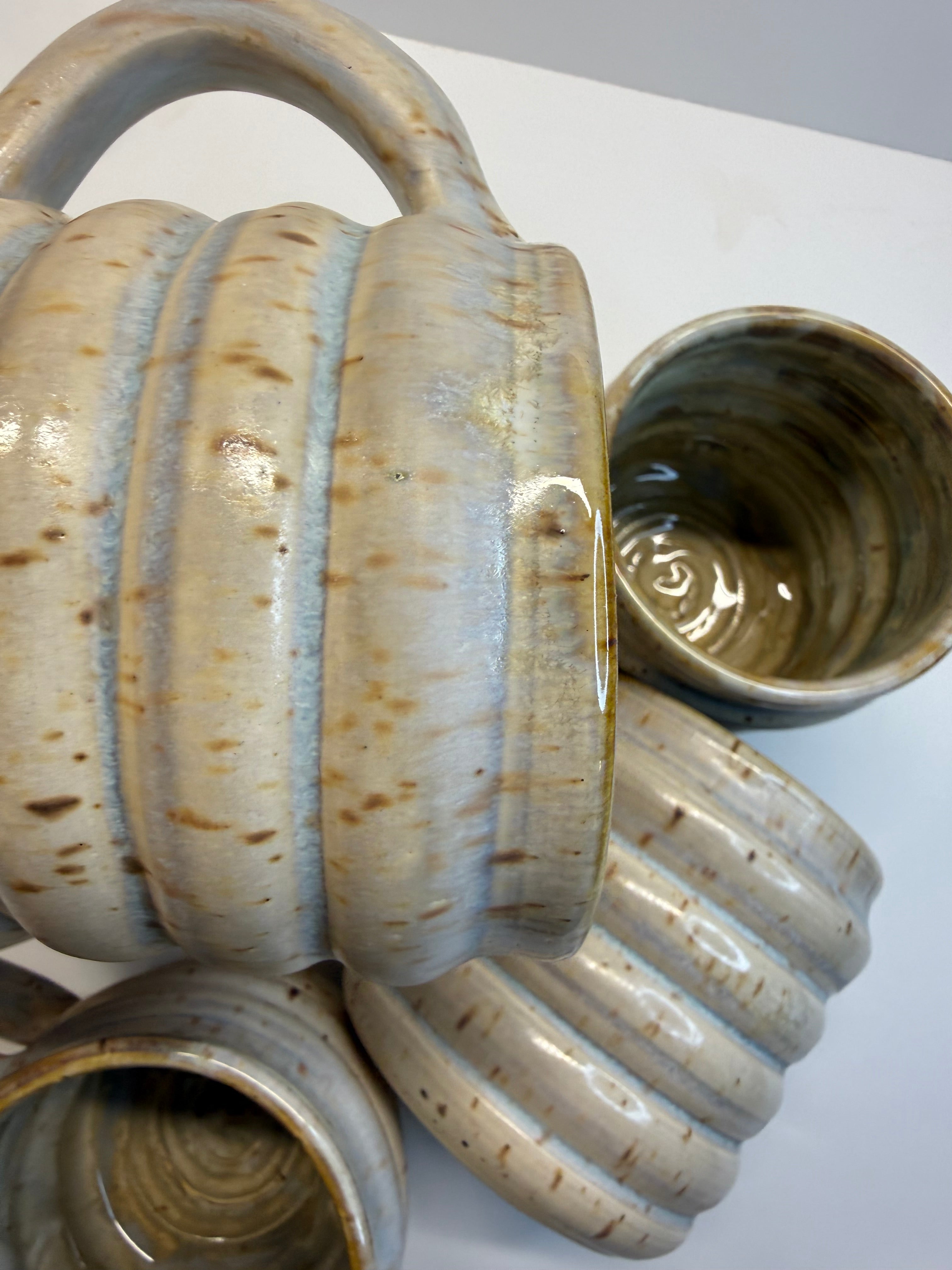 Item 0004: LFPR Stoneware Mugs in Micro-crystalline Blend