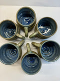 Item 0005: LFPR Earth Series Stoneware Mugs in Multi-glaze Blend