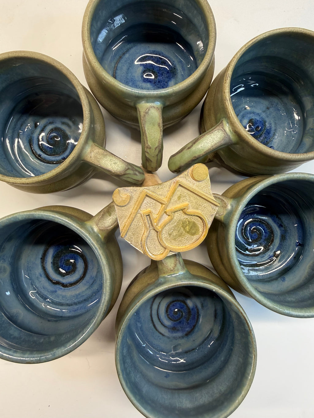 Item 0005: LFPR Earth Series Stoneware Mugs in Multi-glaze Blend