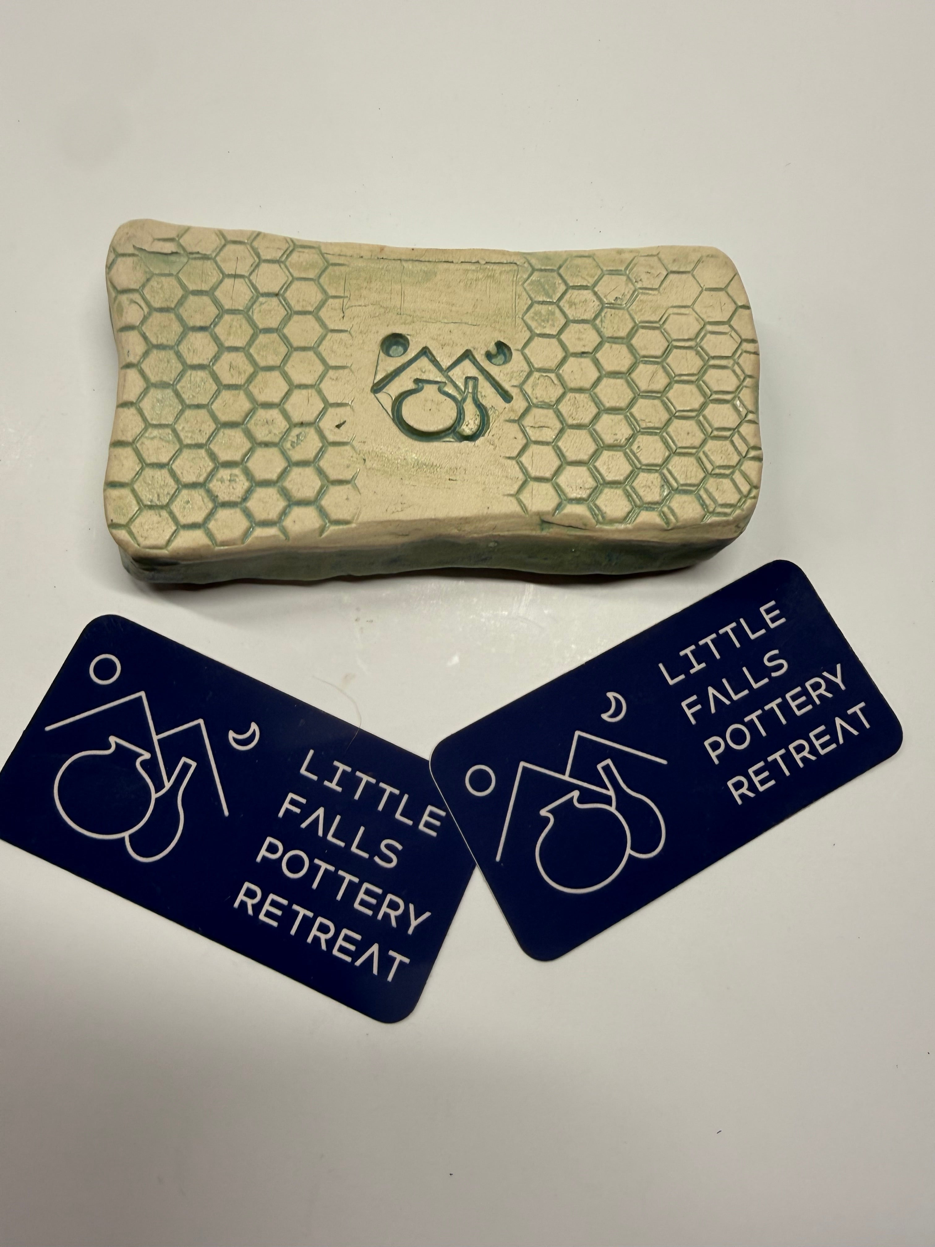 Item 0020: LFPR Dreamy Forest Soap-saver/dish in Riptide Glaze